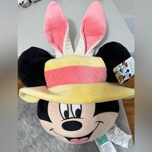 Disney Mickey Mouse Easter Plush Toy - Pink, Yellow, Black